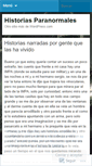 Mobile Screenshot of historiasparanormales1.wordpress.com