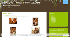 Desktop Screenshot of ilovebriamyles.wordpress.com