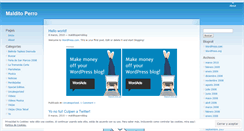 Desktop Screenshot of malditoperroblog.wordpress.com