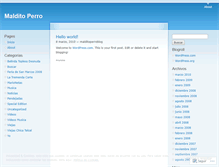Tablet Screenshot of malditoperroblog.wordpress.com