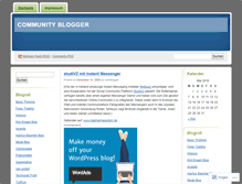 Tablet Screenshot of comblogger.wordpress.com