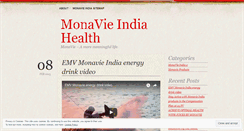 Desktop Screenshot of monavieindiahealth.wordpress.com