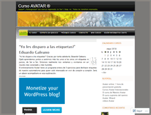 Tablet Screenshot of cursosavatar.wordpress.com