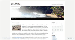 Desktop Screenshot of livewildly.wordpress.com