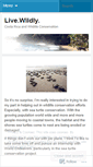 Mobile Screenshot of livewildly.wordpress.com