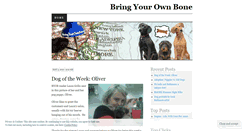 Desktop Screenshot of bringyourownbone.wordpress.com