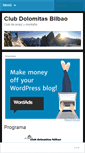 Mobile Screenshot of clubdolomitas.wordpress.com