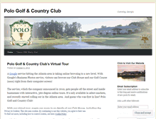 Tablet Screenshot of pologolfclub.wordpress.com