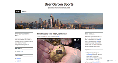 Desktop Screenshot of beergardensports.wordpress.com