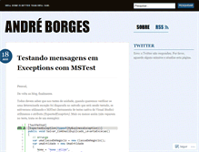 Tablet Screenshot of andborgesblog.wordpress.com