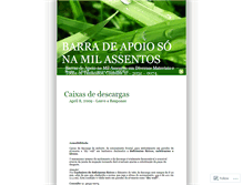 Tablet Screenshot of barradeapoionamilassentos.wordpress.com