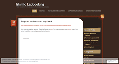 Desktop Screenshot of islamiclapbooking.wordpress.com