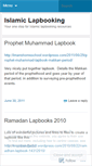 Mobile Screenshot of islamiclapbooking.wordpress.com