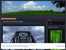 Tablet Screenshot of finepixels.wordpress.com