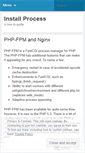 Mobile Screenshot of installprocess.wordpress.com