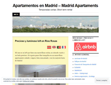 Tablet Screenshot of madridapartaments.wordpress.com