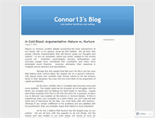 Tablet Screenshot of connor13.wordpress.com