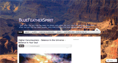 Desktop Screenshot of bluefeatherspirit.wordpress.com