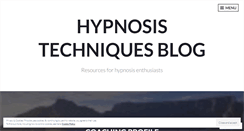 Desktop Screenshot of hypnotechniques.wordpress.com