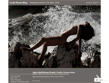 Tablet Screenshot of corfuphotos.wordpress.com