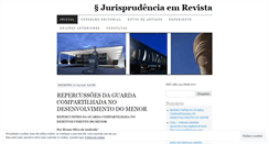 Desktop Screenshot of jurisprudenciaemrevista.wordpress.com