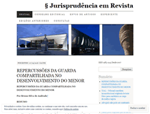 Tablet Screenshot of jurisprudenciaemrevista.wordpress.com