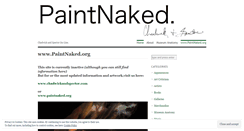 Desktop Screenshot of paintnaked.wordpress.com