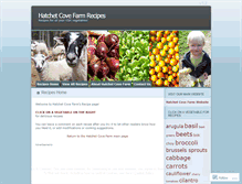 Tablet Screenshot of hatchetcoverecipes.wordpress.com