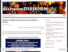 Tablet Screenshot of dishoomdishoom.wordpress.com