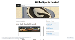 Desktop Screenshot of gibbssports.wordpress.com