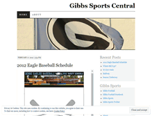 Tablet Screenshot of gibbssports.wordpress.com