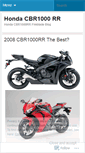 Mobile Screenshot of hondacbr1000.wordpress.com