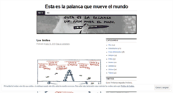 Desktop Screenshot of lapalancaquemueveelmundo.wordpress.com