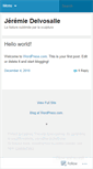 Mobile Screenshot of jeremiedelvosalle.wordpress.com