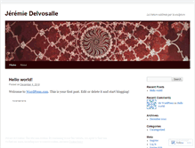 Tablet Screenshot of jeremiedelvosalle.wordpress.com