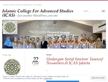 Tablet Screenshot of icasparamadinauniversity.wordpress.com