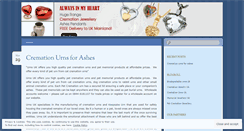 Desktop Screenshot of petcremationjewellery.wordpress.com