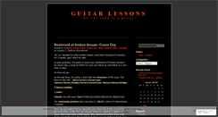 Desktop Screenshot of guitarhelp.wordpress.com