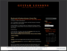 Tablet Screenshot of guitarhelp.wordpress.com