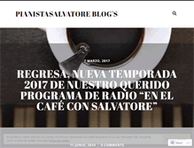 Tablet Screenshot of elpianistasalvatore.wordpress.com