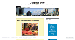 Desktop Screenshot of lexpressonline.wordpress.com