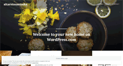 Desktop Screenshot of altarstosantosha.wordpress.com