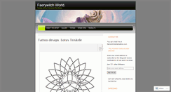 Desktop Screenshot of faerywitch.wordpress.com