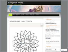 Tablet Screenshot of faerywitch.wordpress.com