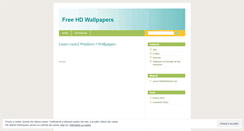 Desktop Screenshot of freehdwallpapers.wordpress.com