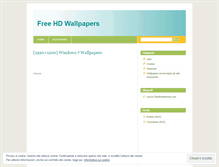 Tablet Screenshot of freehdwallpapers.wordpress.com