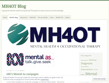 Tablet Screenshot of mh4otblog.wordpress.com