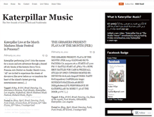 Tablet Screenshot of katerpillarmusic.wordpress.com