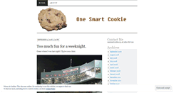 Desktop Screenshot of onesmartcookie.wordpress.com