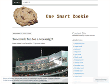 Tablet Screenshot of onesmartcookie.wordpress.com